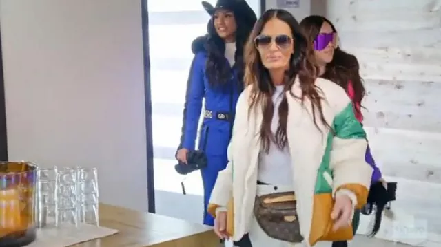 Louis Vuitton Monogram Bumbag worn by Lisa Barlow as seen in The Real Housewives of Salt Lake City (S04E01)