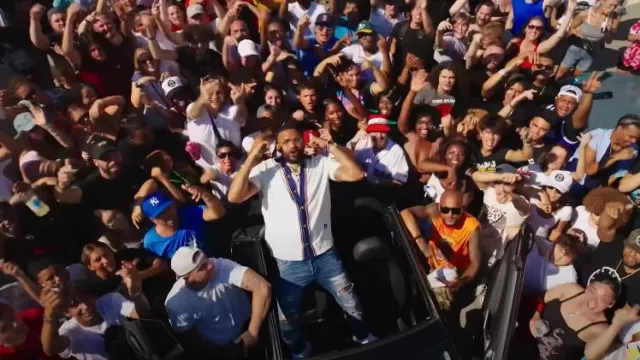 Nike Air Force 1 Low White sneakers worn by Joyner Lucas in Seventeen (Official Music Video)