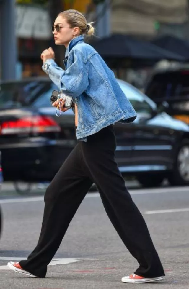 String Ting Night Garden Wristlet Phone Strap worn by Jelena Noura in New York City on September 10, 2023
