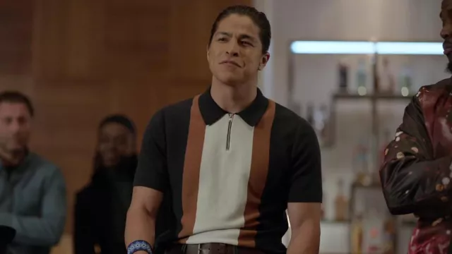 Next Zip Polo Shirt worn by Dani Rojas (Cristo Fernández) in Ted Lasso (S03E06)
