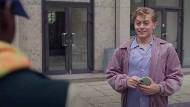 Obey Dibbs Corduroy Jacket worn by Finn Cassidy (Zac Gabriel Werb) as seen in Spellbound (S01E08)
