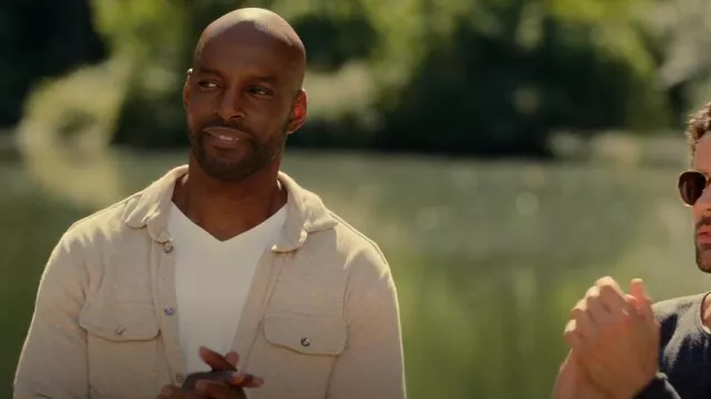 Faherty Legend Suéter Camisa de franela usada por John 'Preacher' Middleton (Colin Lawrence) vista en Virgin River (S05E07)