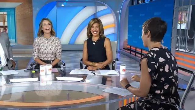 Joie Noleen Floral Jumpsuit worn by Stephanie Gosk as seen in Today on September 14, 2023