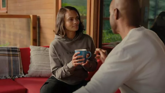 A Real One Signature Organic Gray Hoodie worn by Kaia (Kandyse McClure) as seen in Virgin River (S05E09)