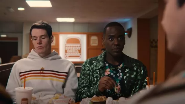 H&M Printed T-Shirt used by Eric Effiong (Ncuti Gatwa) as seen in Sex Education (S03E03)