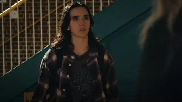 BDG Vintage Core Flannel Shirt In Black Multi worn by Ema Winslow (Abigale Corrigan) as seen in Harlan Coben's Shelter (S01E06)