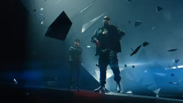 Rick Owens Black Calf Hair Overshirt worn by Sean Combs in Another One of Me [Official Music Video] by Diddy ft. The Weeknd, 21 Savage, French Montana