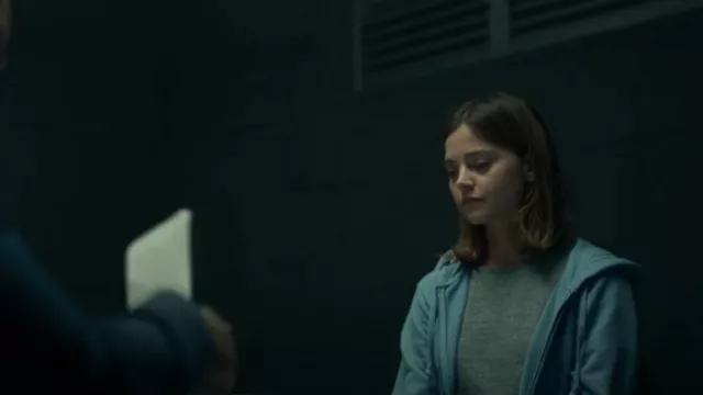 Madewell Ex-novio Tee In Heather Grey Mix usado por Liv Taylor (Jenna Coleman) como se ve en Wilderness (S01E06)