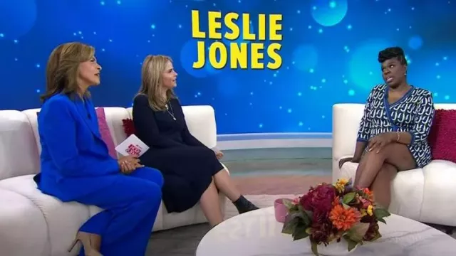 L'Agence Chamberlain Blazer in Pop Blue worn by Hoda Kotb as seen in Today with Hoda & Jenna on September 18, 2023