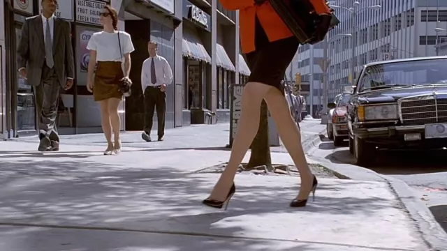 Black heels worn by Karen McCoy (Kim Basinger) in The Real McCoy