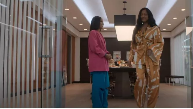 Diarrablu Leer Pants worn by Diana Gordon (Garcelle Beauvais) as seen in The Other Black Girl (S01E10)