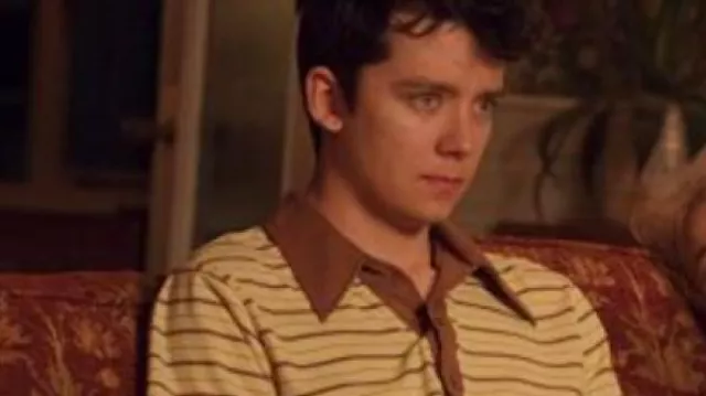 Striped Shirt Of Asa Butterfield In Sex Education Spotern