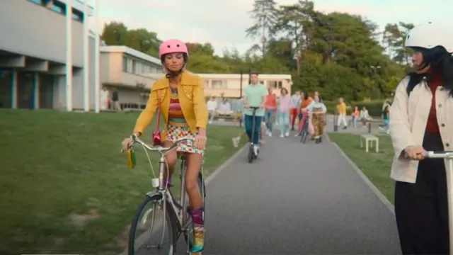 Kurt Geiger London Rainbow Kensington Leather Knee-high worn by Ruby Matthews (Mimi Keene) as seen in Sex Education (S04E02)