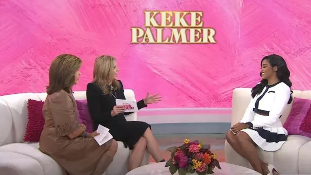 Christian Louboutin Hot Chick 100 Patent Leather Pumps worn by Keke Palmer as seen in Today with Hoda & Jenna on September 25, 2023