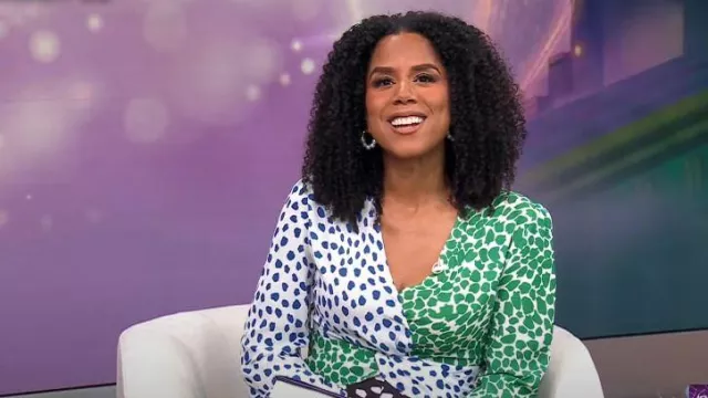 Robe Opt Cope portée par Adriana Díaz comme vu dans CBS Mornings le 22 septembre 2023
