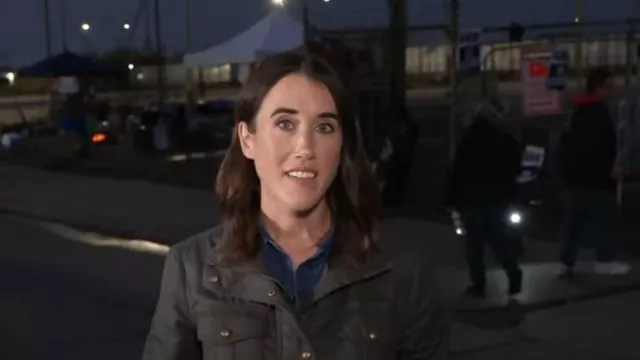 Loft Coated Field Jacket worn by Maggie Vespa as seen in Today on September 29, 2023