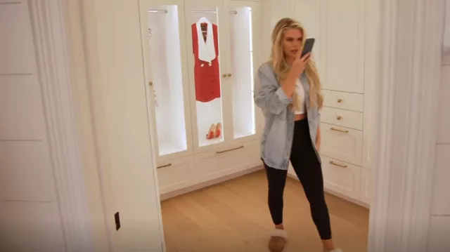 Ugg cuf­fette Slip­pers worn by Madison LeCroy as seen in Southern Charm (S09E03)