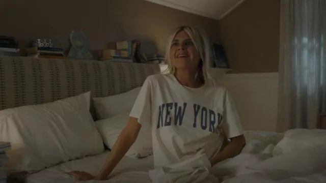 John Galt Aleena New York T-Shirt worn by Amy (Eliza Coupe) as seen in Pivoting (S01E02)