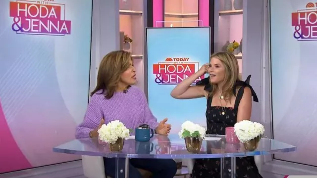 Hill House Home The Ribbon Ellie Nap Dress worn by Jenna Bush Hager as seen in Today with Hoda & Jenna on September 29, 2023