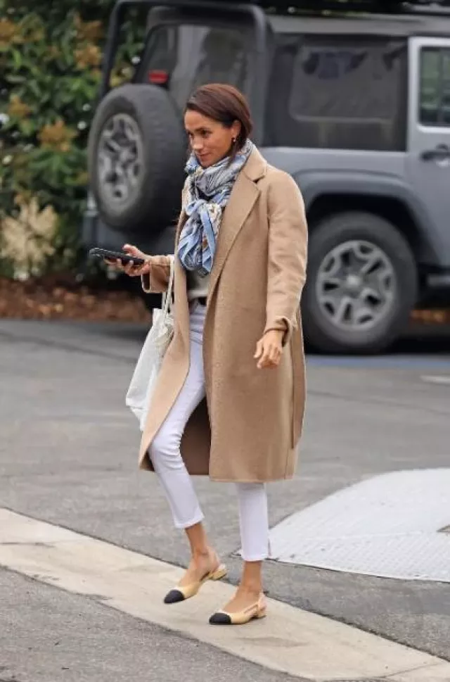 Goyard Tote worn by  Meghan Markle in Montecito on August 10, 2023