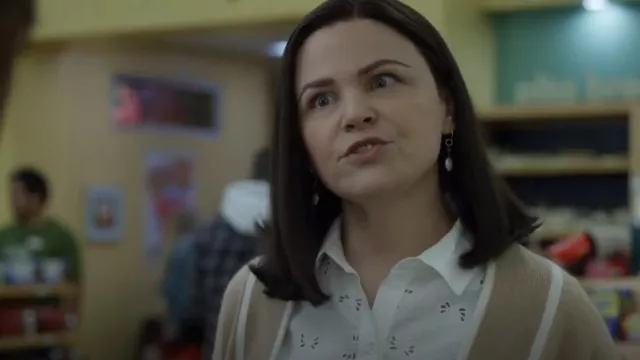 Veronica Beard Trisa Cashmere Cardigan worn by Jodie (Ginnifer Goodwin) as seen in Pivoting (S01E09)