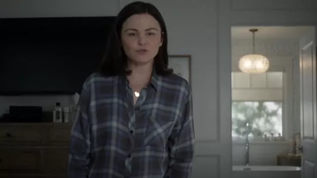 Rails Hunter Shirt in Mint / Ash / Blue worn by Jodie (Ginnifer Goodwin) as seen in Pivoting (S01E09)