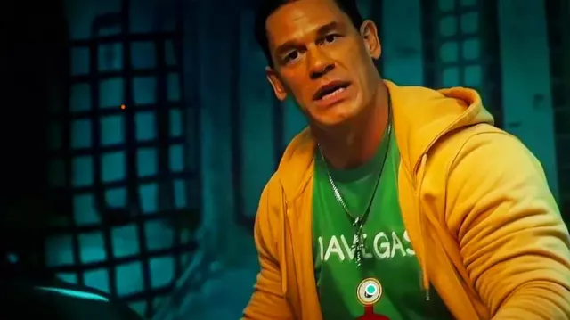 The green I HAVE GAS t-shirt worn by Jakob (John Cena) in Fast & Furious X
