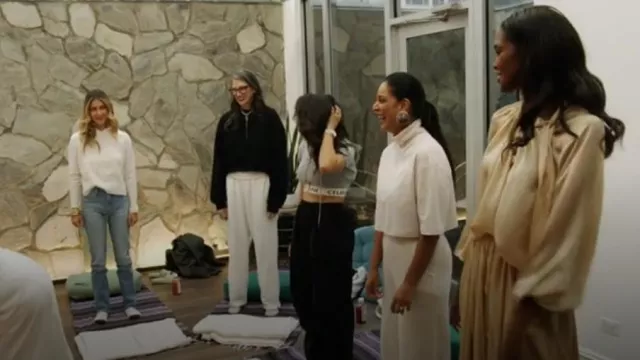 Zimmermann Super Eight Silk Skirt worn by Ubah Hassan as seen in The Real Housewives of New York City (S14E12)