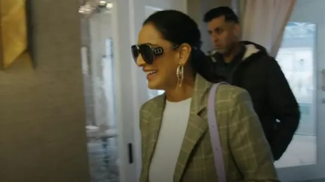 Dior Bobby 65mm Aviator Sunglasses worn by Jessel Taank as seen in The Real Housewives of New York City (S14E12)