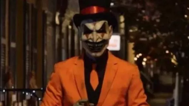 Orange Costume Suit worn by The Jester (Michael Sheffield) as seen in The Jester movie