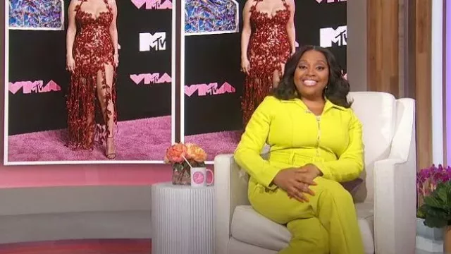 & Other Stories Belted Jumpsuit worn by Sherri Shepherd as seen in Sherri on September 29, 2023