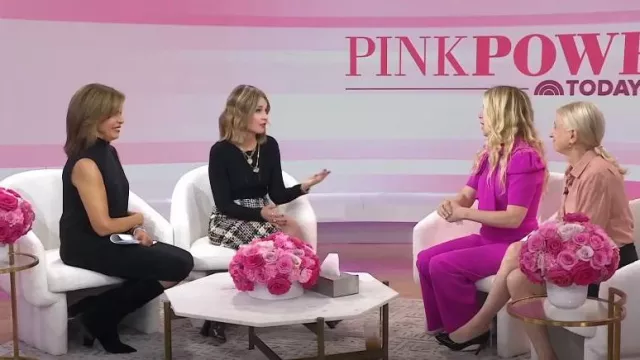 Alexander McQueen Tweed Pencil Skirt worn by Savannah Guthrie as seen in Today on  October 5, 2023