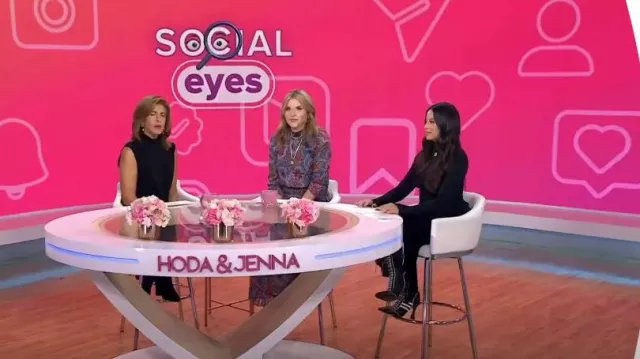 Nihai The Boxer Boots worn by Naz Perez as seen in Today with Hoda & Jenna on October 5, 2023