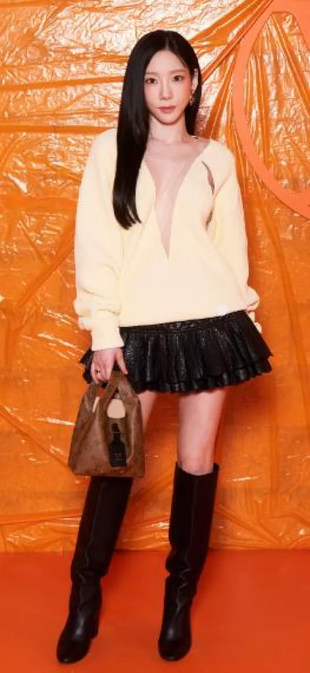 Louis Vuitton Donna High Boot worn by Taeyeon at  Louis Vuitton Show on October 2, 2023