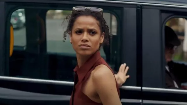 Asos Chunky Cat Eye Sun­glass­es worn by Jane (Gugu Mbatha-Raw) as seen in The Girl Before (S01E01)
