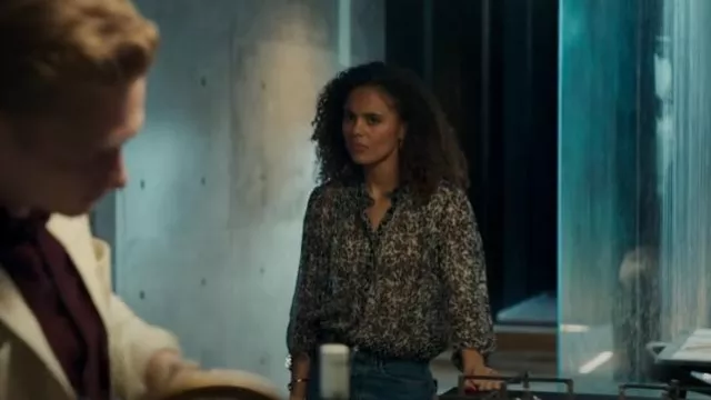 Ba&sh Elia Blouse worn by Emma (Jessica Plummer) as seen in The Girl Before (S01E02)