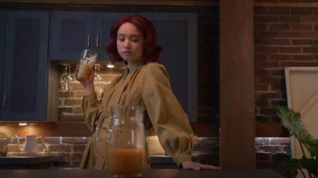 Ulla Johnson Piper Romper portée par Zoe Christensen (Emilija Baranac) vue dans Fakes (S01E07)