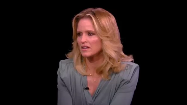 L'Agence Kallie Bodysuit worn by Sara Haines as seen in The View on  October 12, 2023