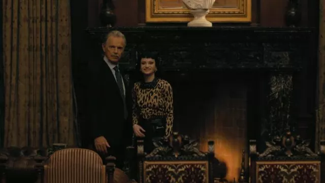 Valentino Garavani Studded Belt worn by Juno (Ruth Codd) as seen in The Fall of the House of Usher (S01E01)