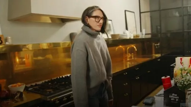 Sablyn Scarlett Turtleneck Chunky Sweater worn by Jenna Lyons as seen in The Real Housewives of New York City (S14E14)