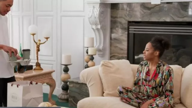 Pyjama Natori Dynasty pour femmes porté par Mary Cosby dans The Real Housewives of Salt Lake City (S04E07)