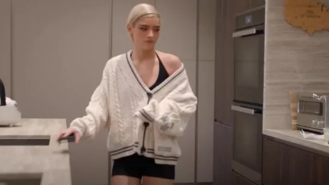 Taylor Swift Folklore Cardigan worn by Dixie D'Amelio as seen in The D'Amelio Show (S03E08)