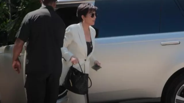 Kris Jenner with her Hermes Birkin Black Crocodile Bag — Collecting Luxury