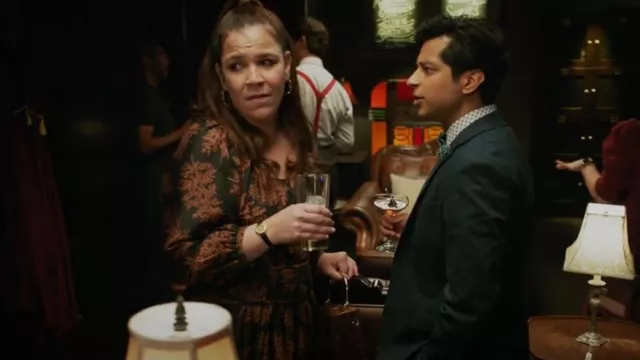 Rebecca Taylor Arden Fern Robe à manches blouses à manches louson portée par Sara Castillo (Lindsay Mendez) comme on le voit dans All Rise (S03E16)