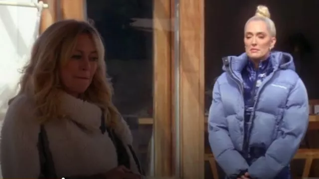 Daily Paper Puffer Jacket worn by Erika Jayne as seen in The Real Housewives of Beverly Hills (S13E01)