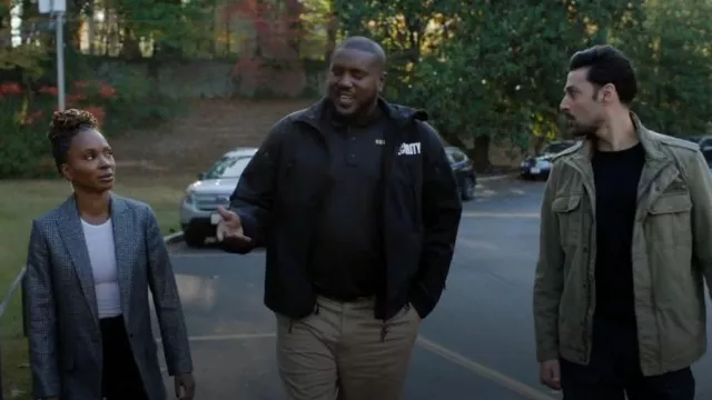 Zadig & Voltaire Viva Car Jacket worn by Gabi Mosely (Shanola Hampton) as seen in Found (S01E04)