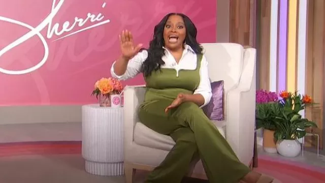 Asos Corset Detail Jersey Jumpsuit by worn by Sherri Shepherd as seen in Sherri on October 26, 2023