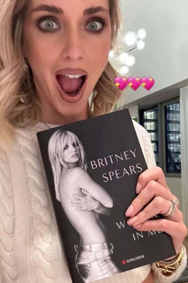 Britney Spears The Woman in Me used by Chiara Ferragni on her Instagram Story on October 26, 2023