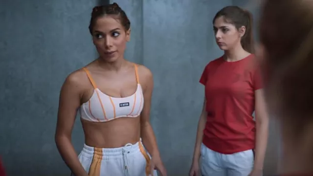P.E Nation A-Frame Short in Gray Marle worn by Jessica (Anitta) as seen in Elite (S07E05)