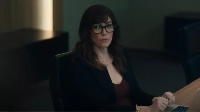 Mejuri Dome Boston Cuff Bangle worn by Wendy Rhoades (Maggie Siff) as seen in Billions (S07E12)